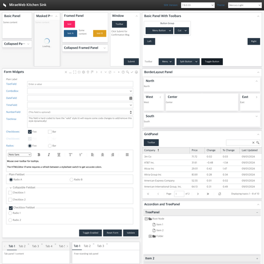 Mercury Light Theme