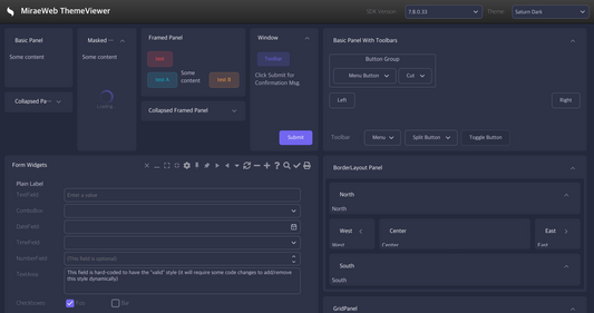 Saturn Dark Theme