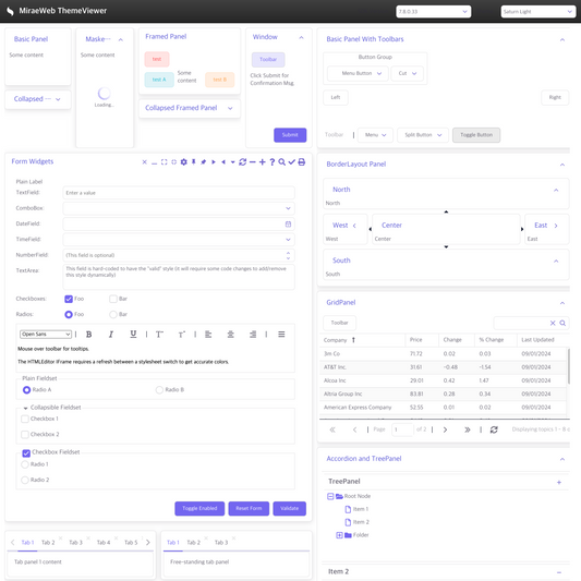 Saturn Light Theme